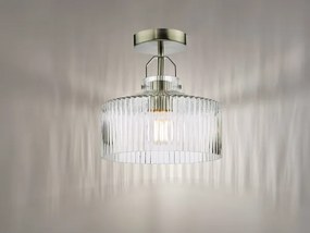 Där Lighting LEN4846 - Lustră aplicată LENKA 1xE27/60W/230V crom mat