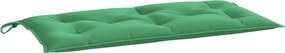 vidaXL Pernă bancă de grădină, verde, 110x50x7 cm, material oxford