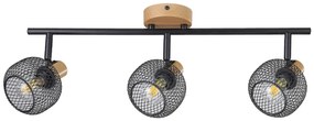 Lustra aplicata 3l design industrial Grendel negru