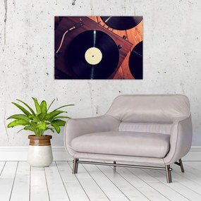 Tablou - Discuri de gramafon (70x50 cm)