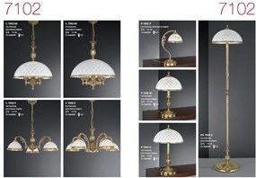 Candelabru din alama design italian 6+2L 7102