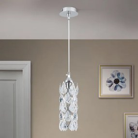 Orion - Lustră suspendată RITA, 1xG9/40W/230V, crom lucios