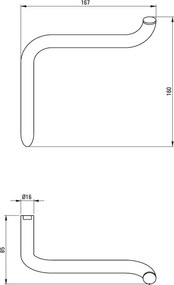 Silia Suport pentru hârtie igienică, montare pe perete Finisaj: Alb ADI_A211