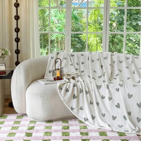 Patura Cocolino HEARTINO, crem Dimensiune: 150 x 200 cm