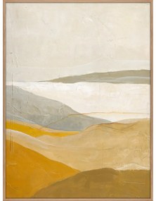 Tablou pictat manual 90x120 cm Yellow Field – Malerifabrikken