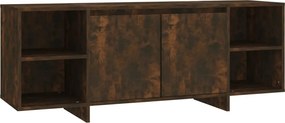 vidaXL Comodă TV, stejar fumuriu, 130x35x50 cm, PAL