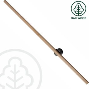 Brilagi - Aplica de perete WOODY LINE LED, 7W, 230V, 4000K, 60 cm, stejar