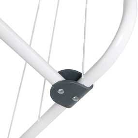 Uscator de rufe 54x62x145cm, alb, Velkea V200