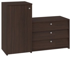 Supermobel Pantofar RUBIN S16, 98,4x68/43x33, wenge