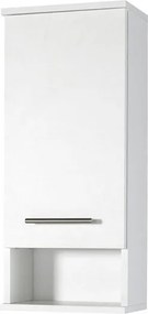 Dulap suspendat baie Palermo alb 30/20,5/70,5 cm