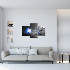 Tabloul bilelor albastru închis (90x60 cm)