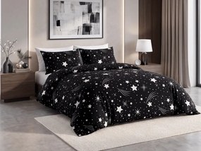 Lenjerie cocolino NIGHT SKY negru Dimensiune lenjerie de pat: 70 x 90 cm | 140 x 200 cm