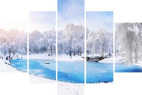 Tablou - Lac de gheață (150x105 cm)