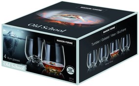 Set 4 pahare rom 470ml, Old School