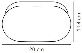 Aplică pentru baie Nordlux FOAM 1xE27/55W/230V IP44 alb