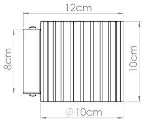 Sollux SL.1826 - Aplică de perete AURA 1xG9/10W/230V roz