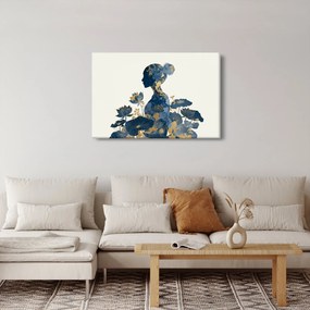 Tablou - Profil de femeie din marmură (90x60 cm)