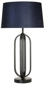 Veioza/Lampa de masa decorativa Chic negru/navy