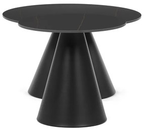 Set de măsuțe de cafe F4118 BK, marmură, 2buc.