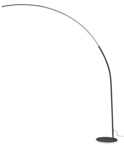 Lampadar LED modern tip arc Comet pt negru