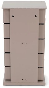 Comodă taupe din metal 37x72x26 cm Joey – Spinder Design