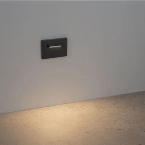 Spot incastrabil exterior LED 3000K, IP65 RECTO gri inchis