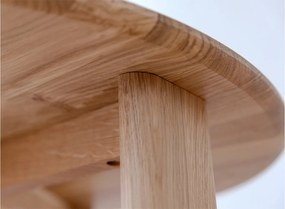 Măsuță lemn masiv rotundă Monte Ø71×34 cm
