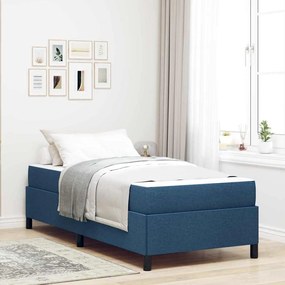 vidaXL Pat cu arcuri Gri deschis, Negru 80 x 200 cm