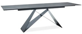 Masa extensibila Westin I negru/negru mat L160-240 cm