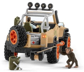 Mașină off-road 4 x 4cu troliu Schleich 42410