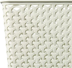 Cutie de depozitare Curver RATTAN 'Y' STYLE mare, crem