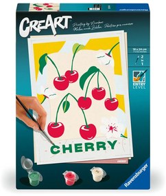 CREART PICTURA PE NUMERE PENTRU ADULTI CIRESE - RAVENSBURGER (RVSPBN25514)