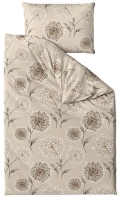 Lenjerie de pat din bumbac PAMPELINO bej Dimensiune lenjerie de pat: 2 buc 70 x 90 cm | 200 x 220 cm