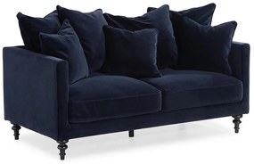 Canapea Riverton 437Numărul de locuri: 2, Albastru, 164x87x92cm, Tapiterie, Picioare: Lemn