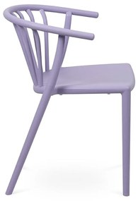 Scaun de grădină mov lavandă din plastic Capri – Bonami Essentials