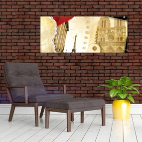 Tablou - Amintiri din Paris (120x50 cm)