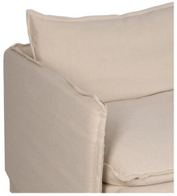 Canapea crem cu tapițerie din in 210 cm – Ixia