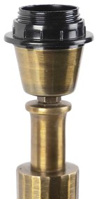 Lampă de masă Art Deco bronz fără umbră - Torre