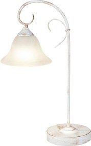 Veioza, Lampa de masa design VINTAGE, finisaj alb antic, Katherine 7187 RX