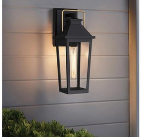 Quoizel QZ-BUCKLEY-M-MBK - Aplică de perete pentru exterior BUCKLEY M, 1xE27/40W/230V, IP44