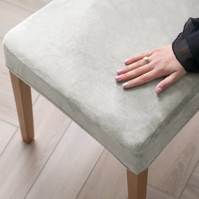 Husă gri deschis elastică pentru scaun 48 cm Sento – Restilo