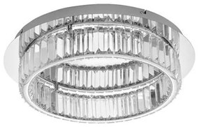 Plafoniera LED dimabila, cristal design elegant AURELIA crom 50cm