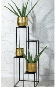 Suport de flori 110x40 cm negru