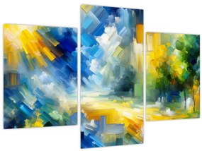 Tablou - Zi însorită abstractă (90x60 cm)