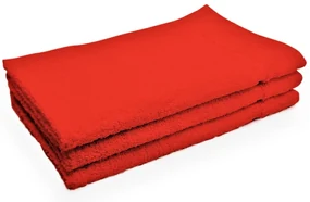 Prosop de maini Classic mic 30x50 cm rosu, 100% bumbac
