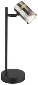 Veioza, lampa de masa design industrial Trabby negru