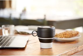 Cană termos neagră 400 ml To Go – Lékué