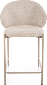 Scaun de bar KIOTO, casmir / bej deschis