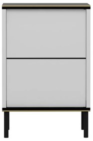 Măsuță de noptieră Imaj White Marble