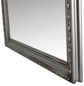 Oglindă, ramă argintie din lemn, MALKIA TYP 3